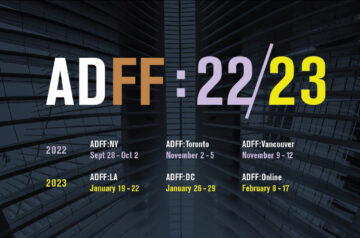 Architecture And Design Film Festival (ADFF): 2022/23 Season