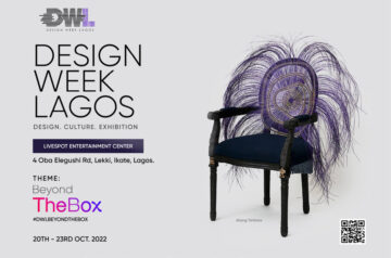 Design Week Lagos 2022 Holds Across The City Of Lagos From October 20 – 23