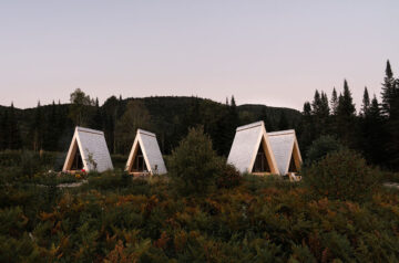 Four A-Framed Cabins By Atelier L’Abri Captures The Wild Beauty Of Canadian Region For Campers