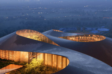 BIG Designs “Meandering” Whiskey Distillery And New HQ For Blue Run Spirits In Georgetown, Kentucky