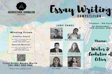 Open Call: Architectural Essay Writing, 5th Cycle: “Water And The Evolution Of Cities”